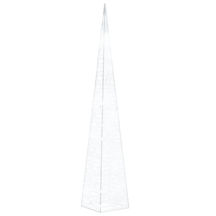 Cono di Luce LED Acrilico Decorativo Bianco Freddo 60 cm 328956
