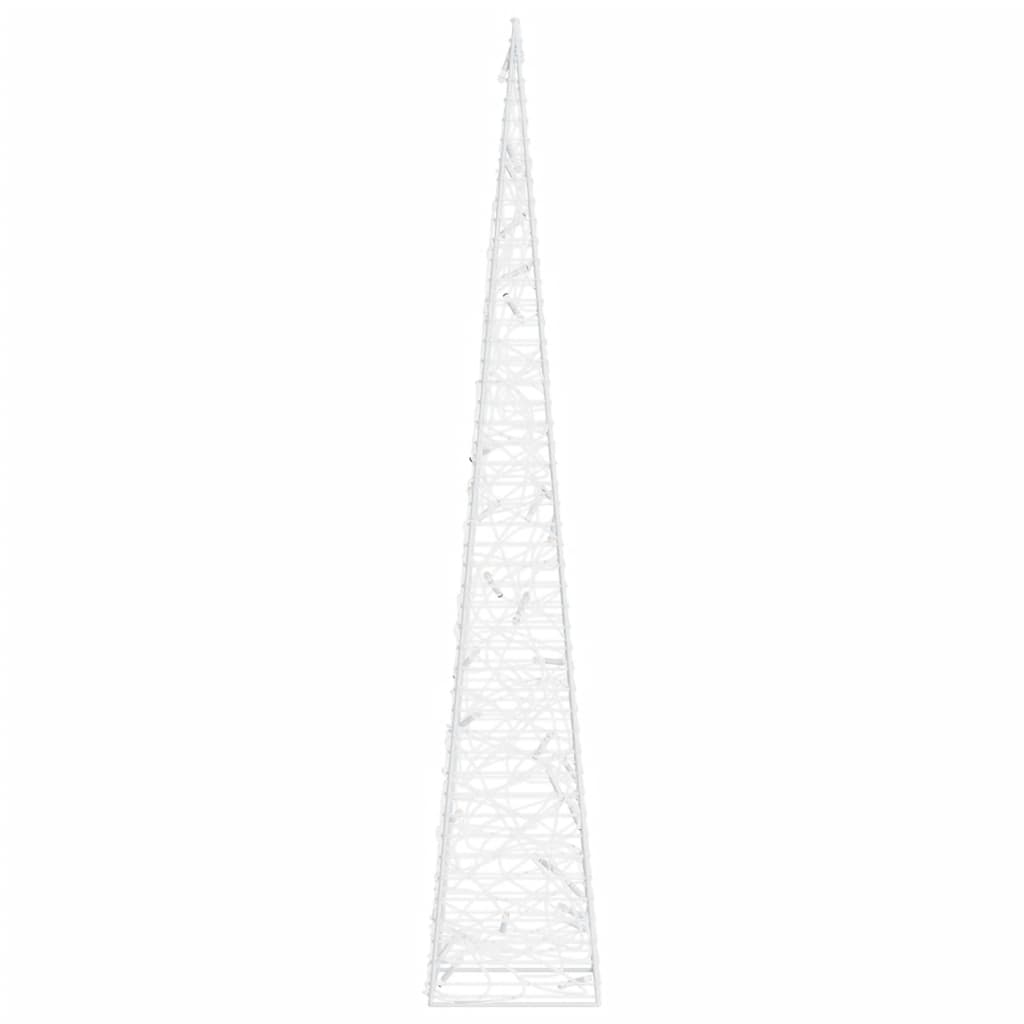 Cono di Luce LED Acrilico Decorativo Bianco Freddo 60 cm 328956