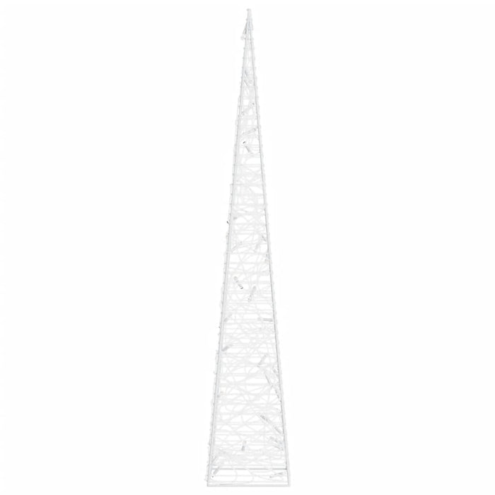 Cono di Luce LED Acrilico Decorativo Bianco Freddo 60 cm 328956