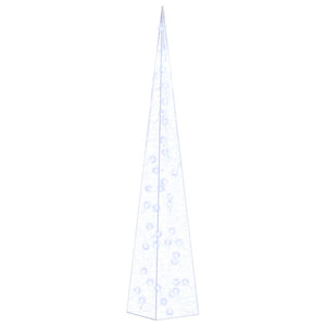 Cono di Luce LED Decorativo Acrilico Blu 90 cm 328961
