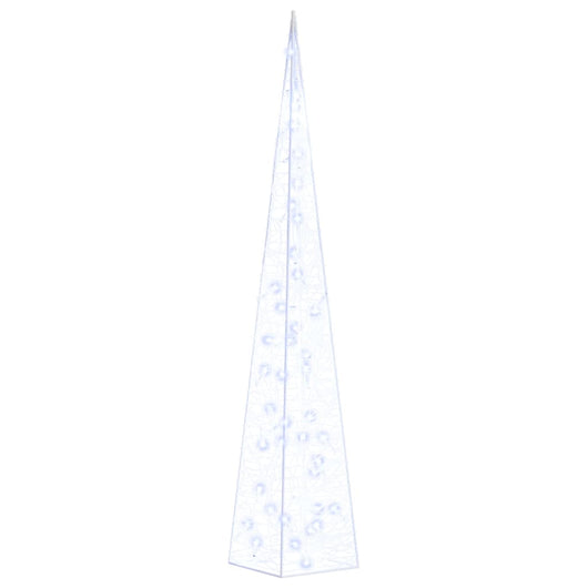 Cono di Luce LED Decorativo Acrilico Blu 90 cm 328961