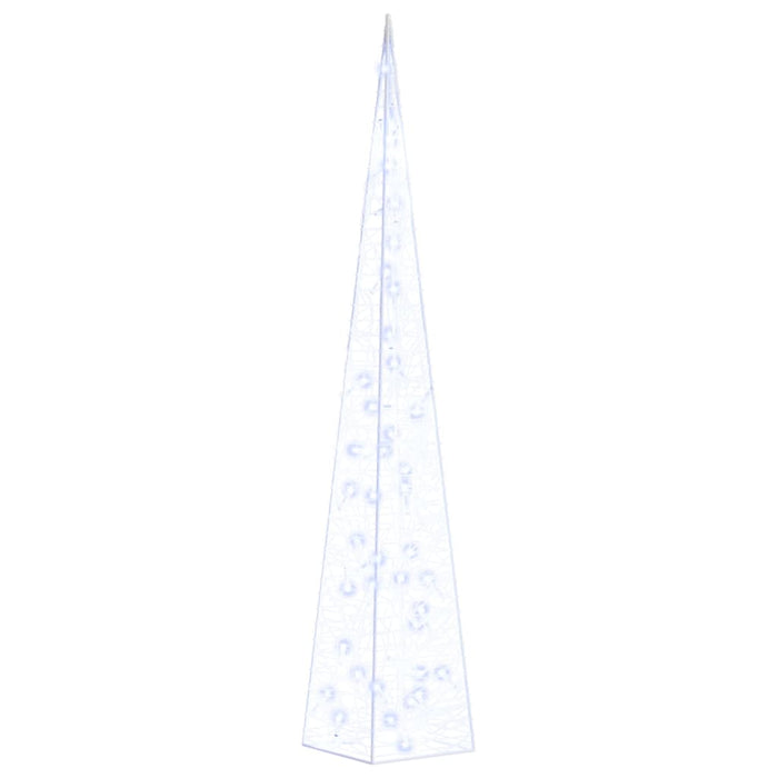 Cono di Luce LED Decorativo Acrilico Blu 90 cm 328961