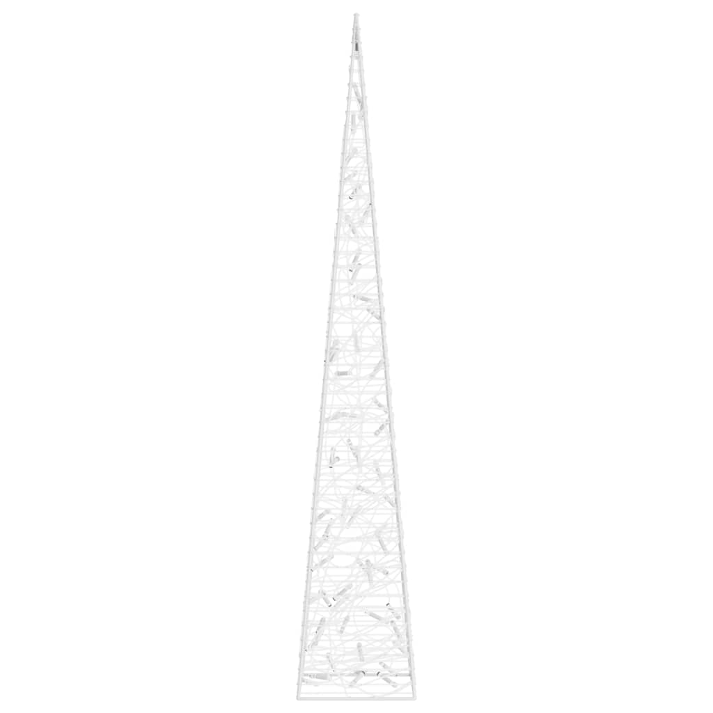 Cono di Luce LED Decorativo Acrilico Blu 120 cm 328965