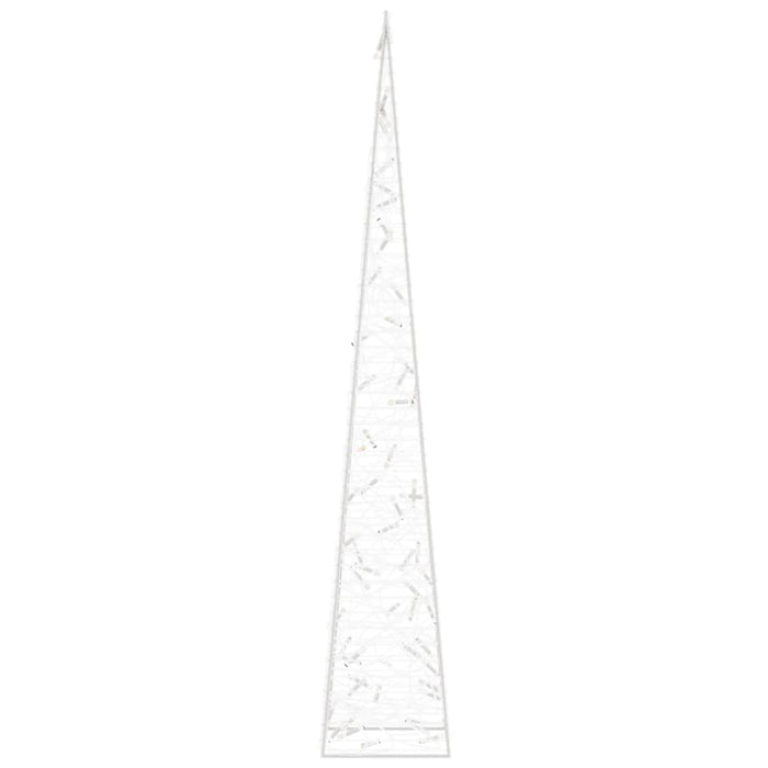 Cono di Luce LED Decorativo Acrilico Blu 120 cm 328965