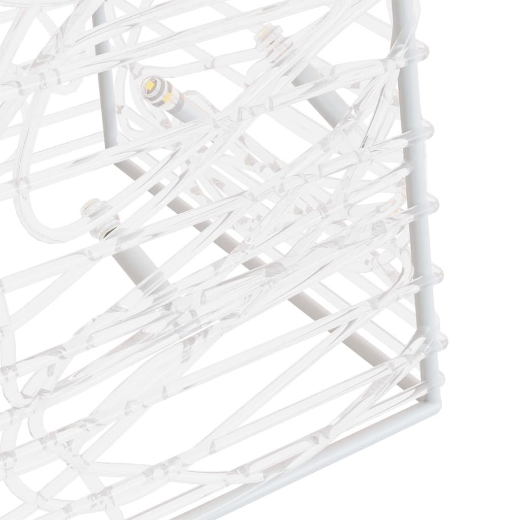 Set Coni di Luce LED Acrilico Decorativo Blu 60/90/120 cm