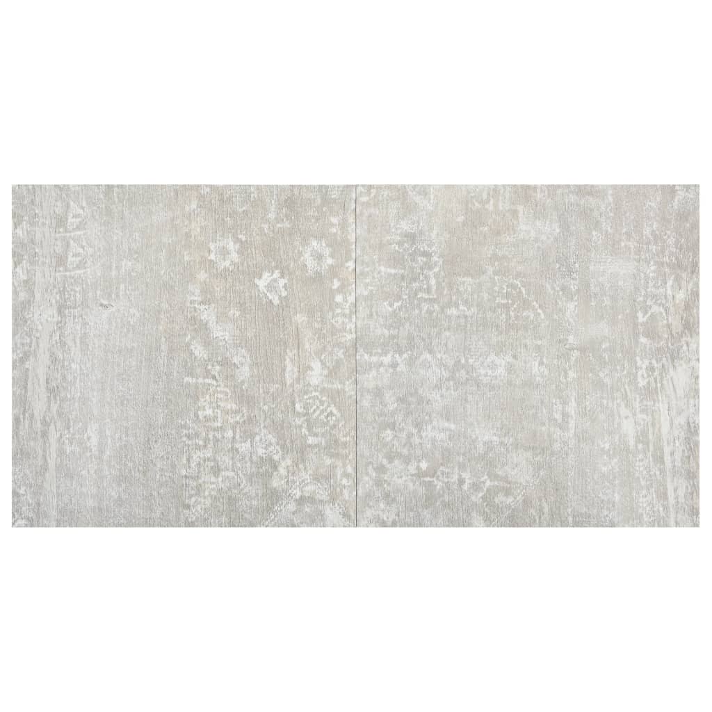 Listoni Pavimenti Adesivi 20 pz in PVC 1,86 mÂ² Grigio Chiaro cod mxl 39892