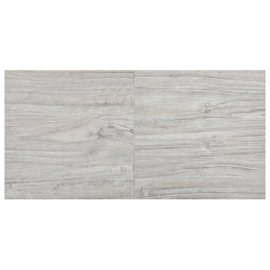 Listoni Pavimenti Adesivi 20 pz in PVC 1,86 mÂ² Grigio Chiaro cod mxl 50410