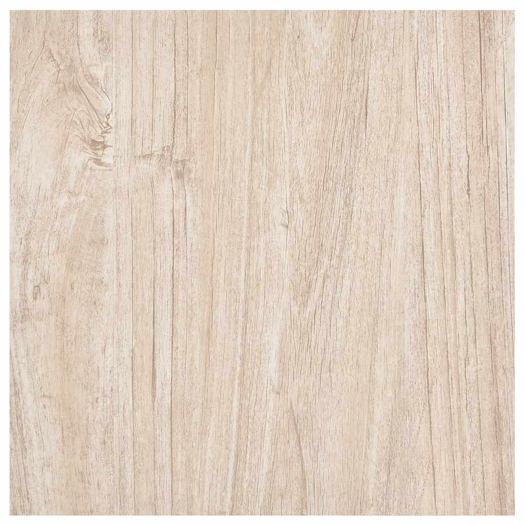 Listoni Pavimenti Adesivi 20 pz in PVC 1,86 mÂ² Marrone Chiaro cod mxl 42199