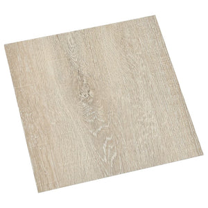 Listoni per Pavimenti Autoadesivi 20 pz in PVC 1,86 mÂ² Beige cod mxl 46821
