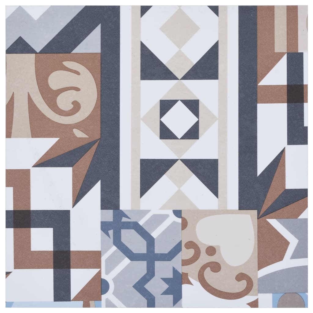 Listoni per Pavimenti Autoadesivi 20 pz in PVC 1,86 mÂ² Mono cod mxl 47652