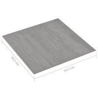 Listoni Pavimenti Adesivi 20 pz in PVC 1,86 mÂ² Grigio Granito