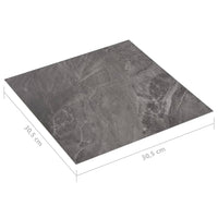 Listoni Pavimenti Adesivi 20 pz in PVC 1,86 mÂ² Marmo Nero cod mxl 53125