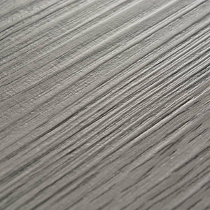 Listoni Pavimento Autoadesivi PVC 5,21 mÂ² 2 mm Grigio Scuro cod mxl 40577