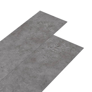 Listoni Autoadesivi in PVC 5,21 mÂ² 2 mm Grigio Cemento cod mxl 40443