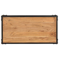Tavolino da Salotto 90x45x35 cm in Legno Massello di Acacia 328264