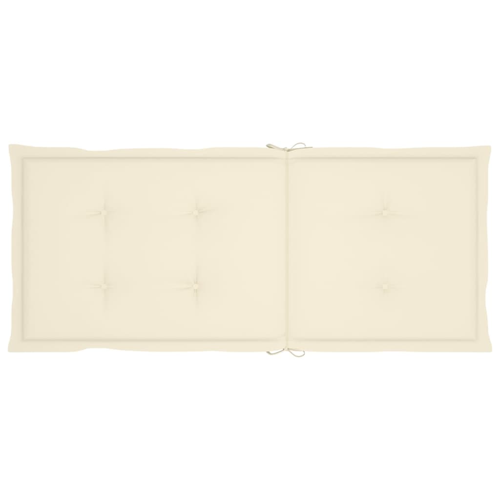 Sedie Reclinabili da Giardino con Cuscini 8 pz Massello di Teak 3072543