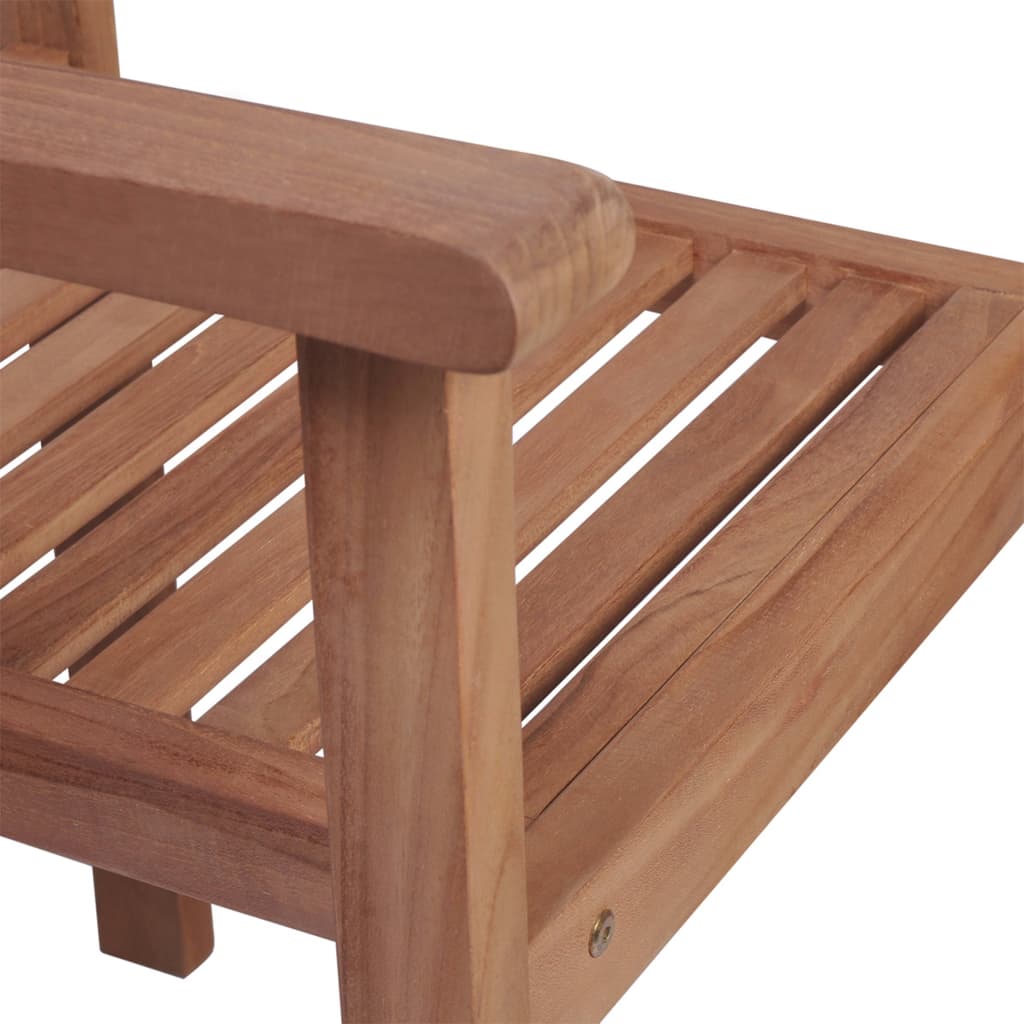 Sedie da Giardino Impilabili 8 pz con Cuscini Massello di Teak 3072615
