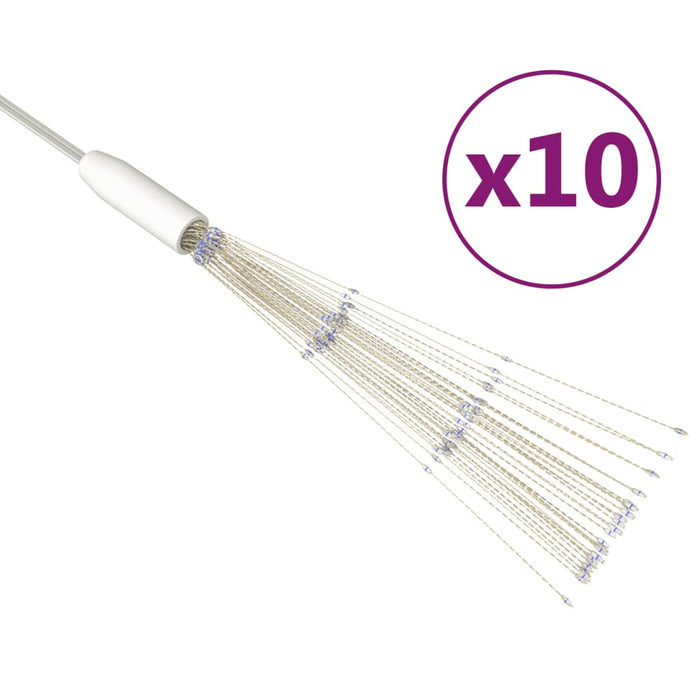 Luci di Natale Fuochi d'Artificio Blu 20 cm 1400 LED 328607