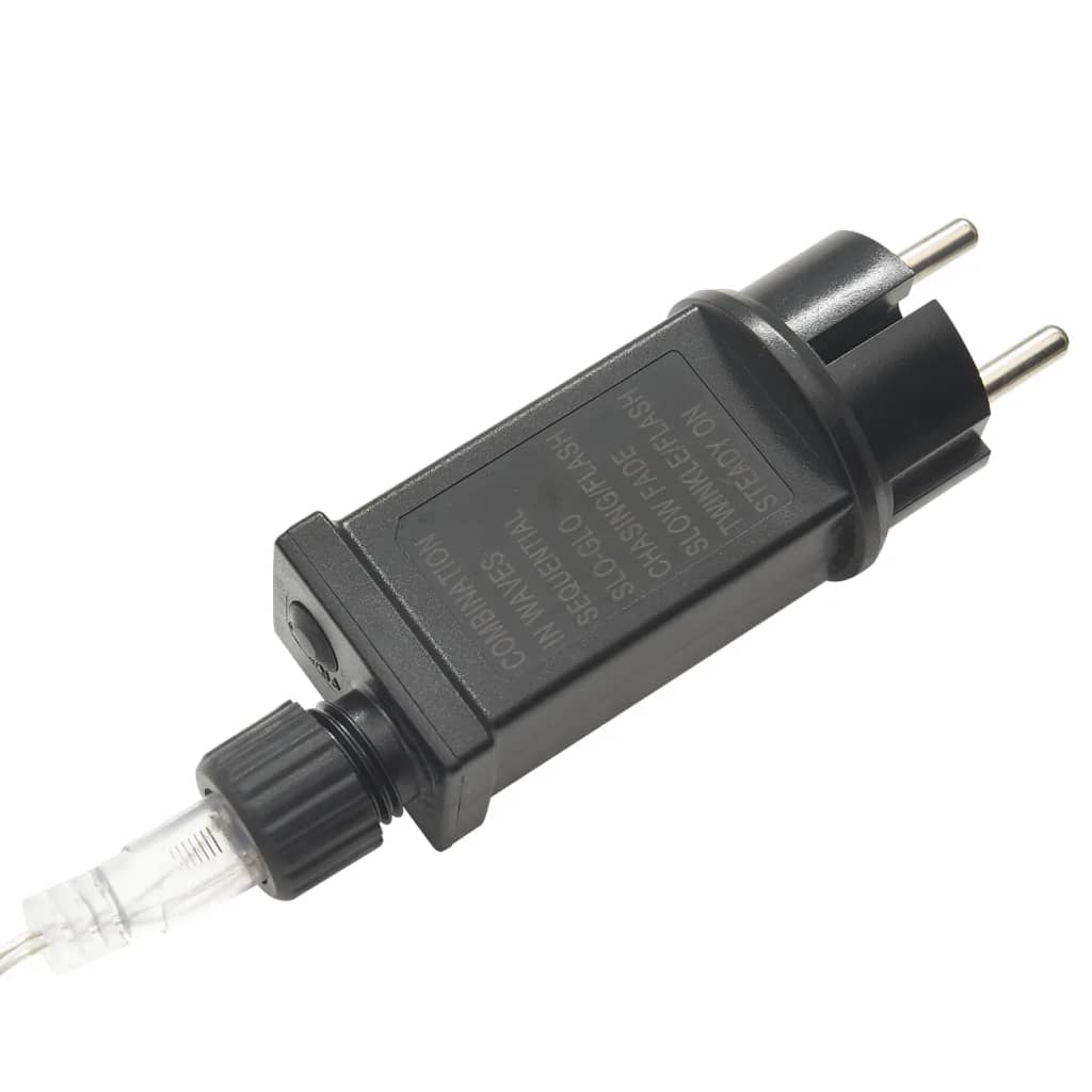 Luci Natale a Ghiacciolo 100 pz Blu in Acrilico 328619