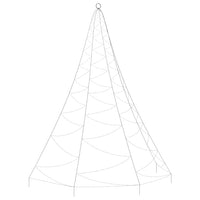 Albero da Parete con Gancio Metallico 260 LED Multicolore 3 m 328643