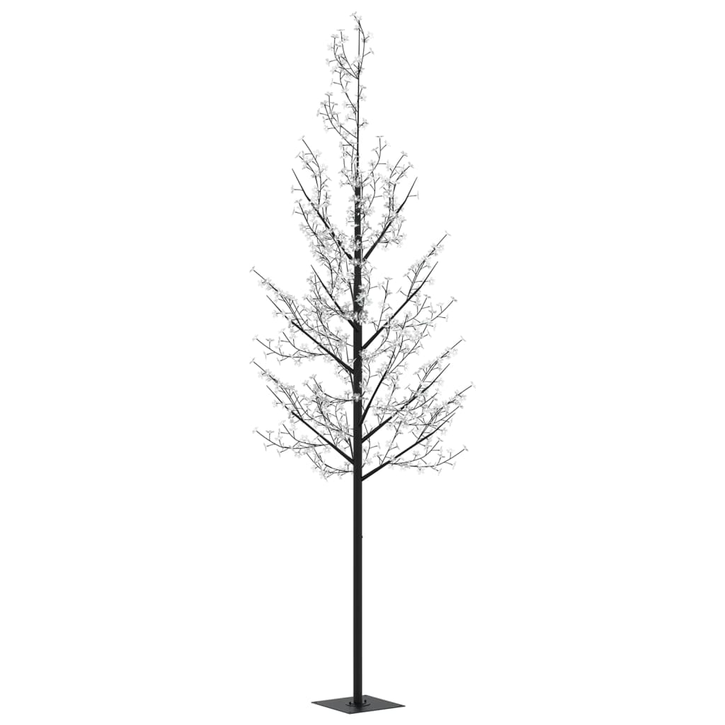 Albero di Natale 600 LED Luci Colorate Ciliegio in Fiore 300 cm 328669