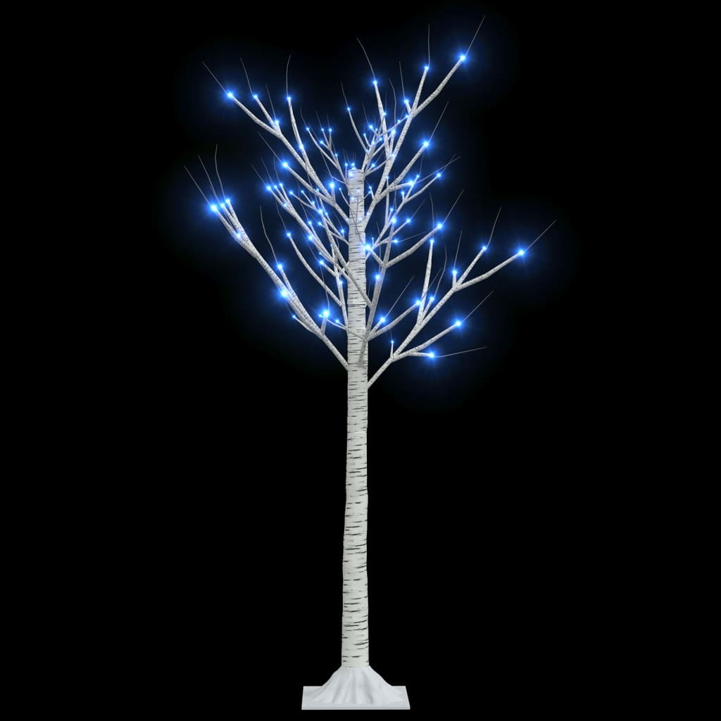 Albero Natale 120 LED 1,2 m Salice Blu Interno Esterno 328674