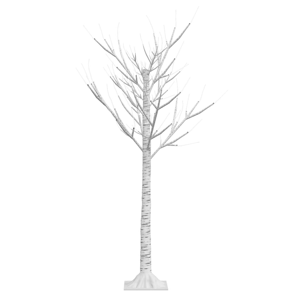 Albero Natale 120 LED 1,2 m Salice Blu Interno Esterno 328674