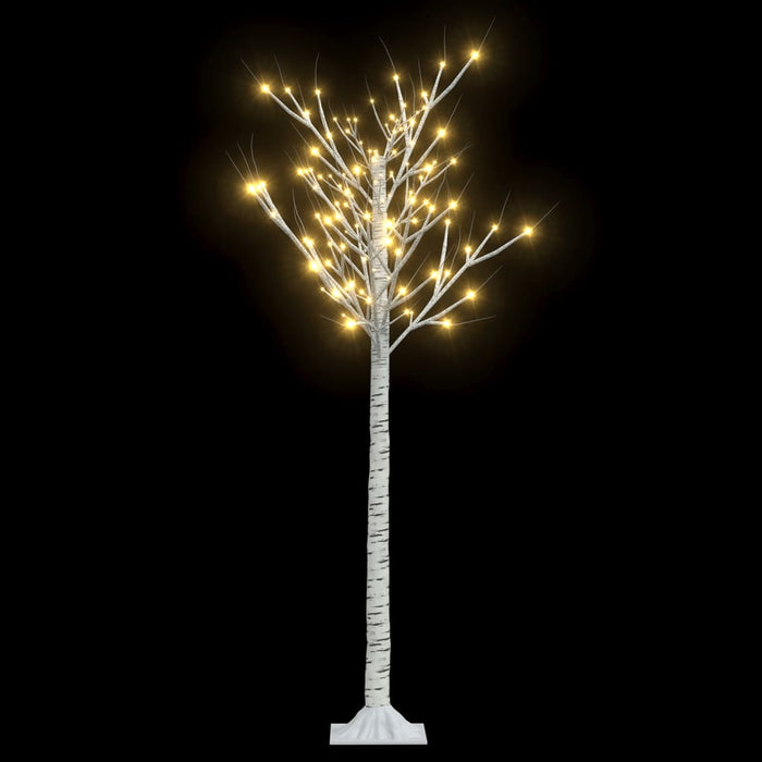 Albero Natale 140 LED 1,5 m Salice Bianco Caldo Interno Esterno 328676