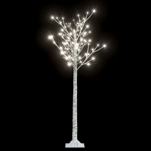 Albero Natale 140 LED 1,5 m Salice Bianco Caldo Interno Esterno 328677