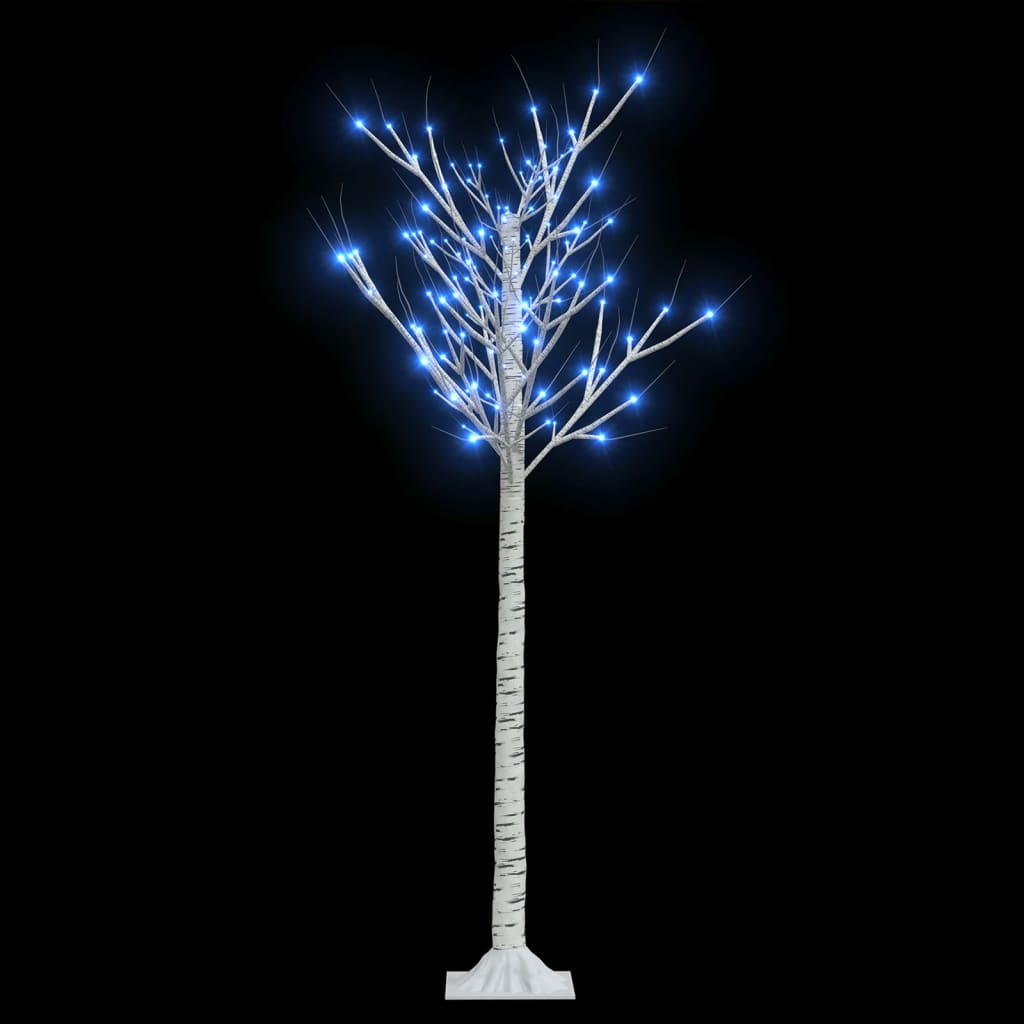 Albero Natale 140 LED 1,5 m Salice Blu Interno Esterno 328678