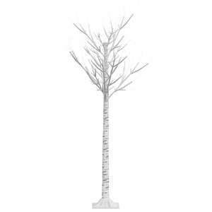 Albero Natale 140 LED 1,5 m Salice Blu Interno Esterno 328678