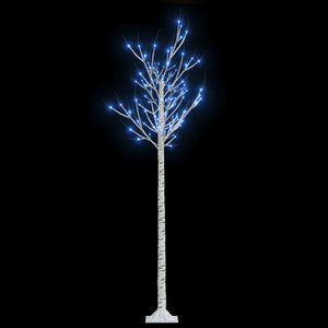 Albero Natale 180 LED 1,8 m Salice Blu Interno Esterno 328682