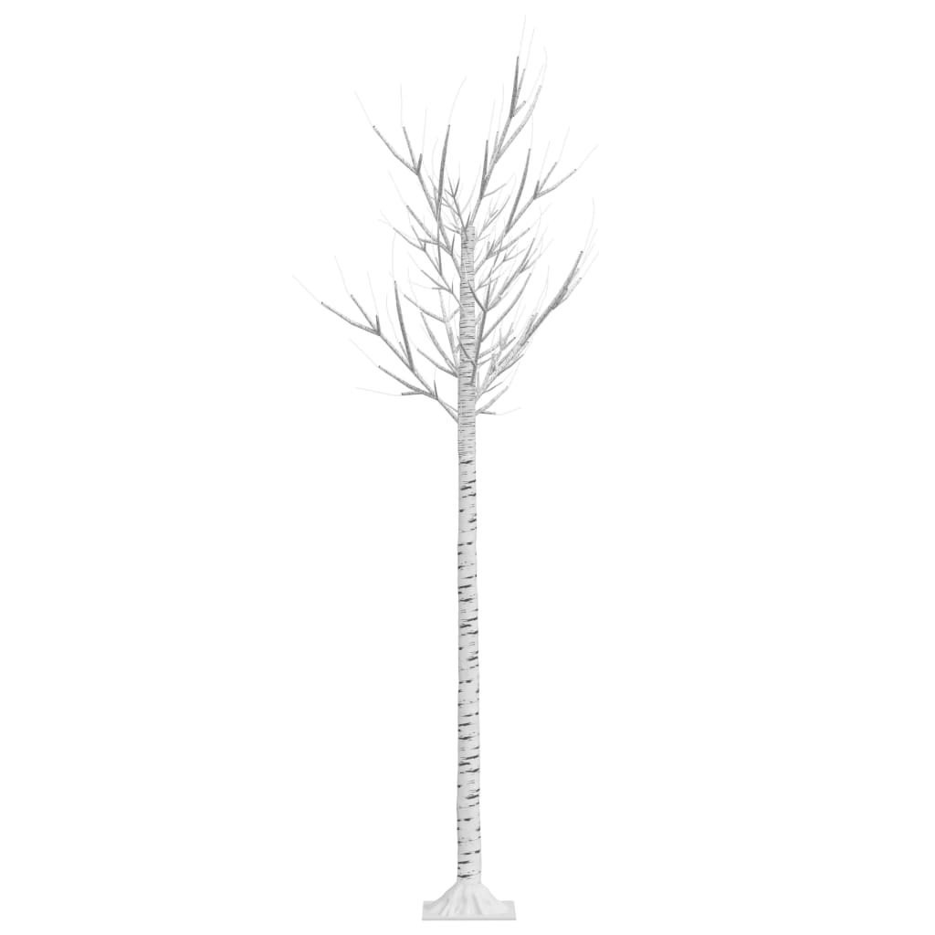 Albero Natale 180 LED 1,8 m Salice Blu Interno Esterno 328682