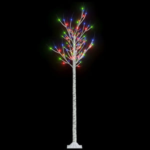 Albero Natale 180 LED 1,8 m Salice Colorato Interno Esterno 328683