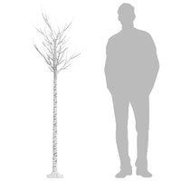 Albero Natale 200 LED 2,2 m Salice Blu Interno Esterno 328686