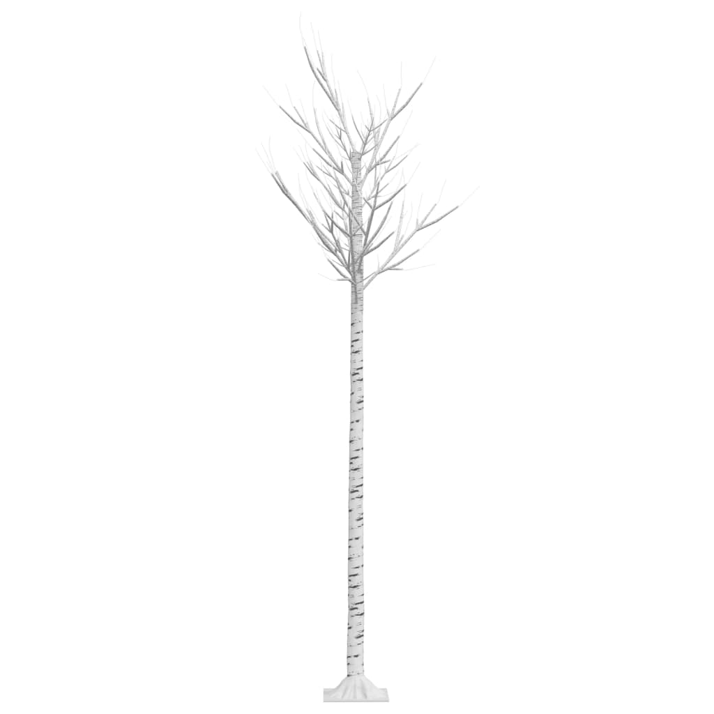 Albero Natale 200 LED 2,2 m Salice Colorato Interno Esterno 328687