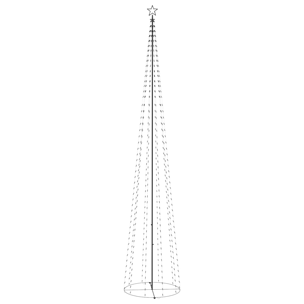Albero di Natale a Cono con 752 LED Bianco Caldo 160x500 cm 328723