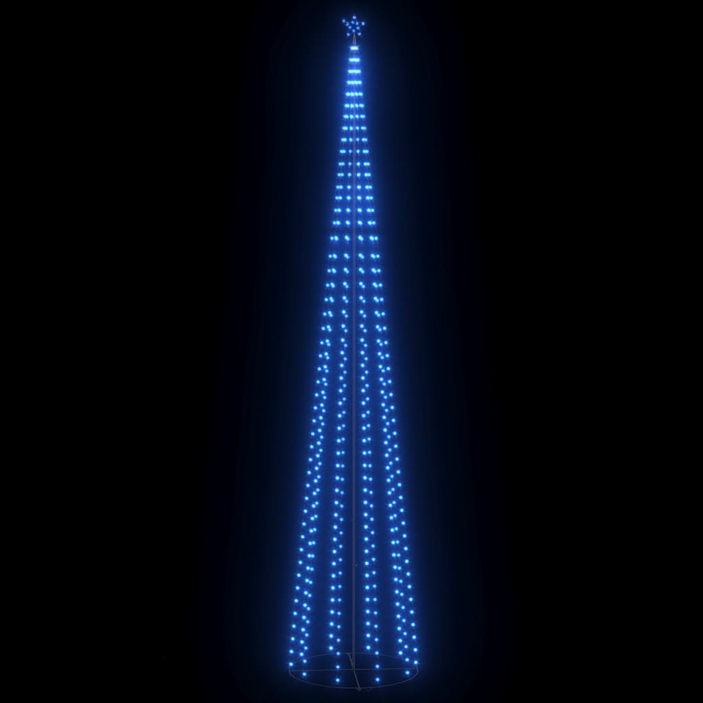 Albero di Natale a Cono-Luci decorative natalizie con 752 LED Blu 160x500 cm