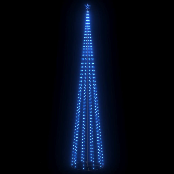Albero di Natale a Cono-Luci decorative natalizie con 752 LED Blu 160x500 cm
