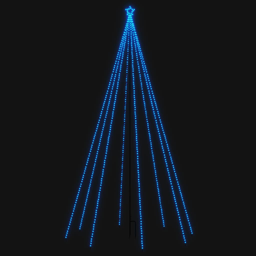 Luci per Albero di Natale Interni Esterni 400 LED Blu 2,5 m 328731