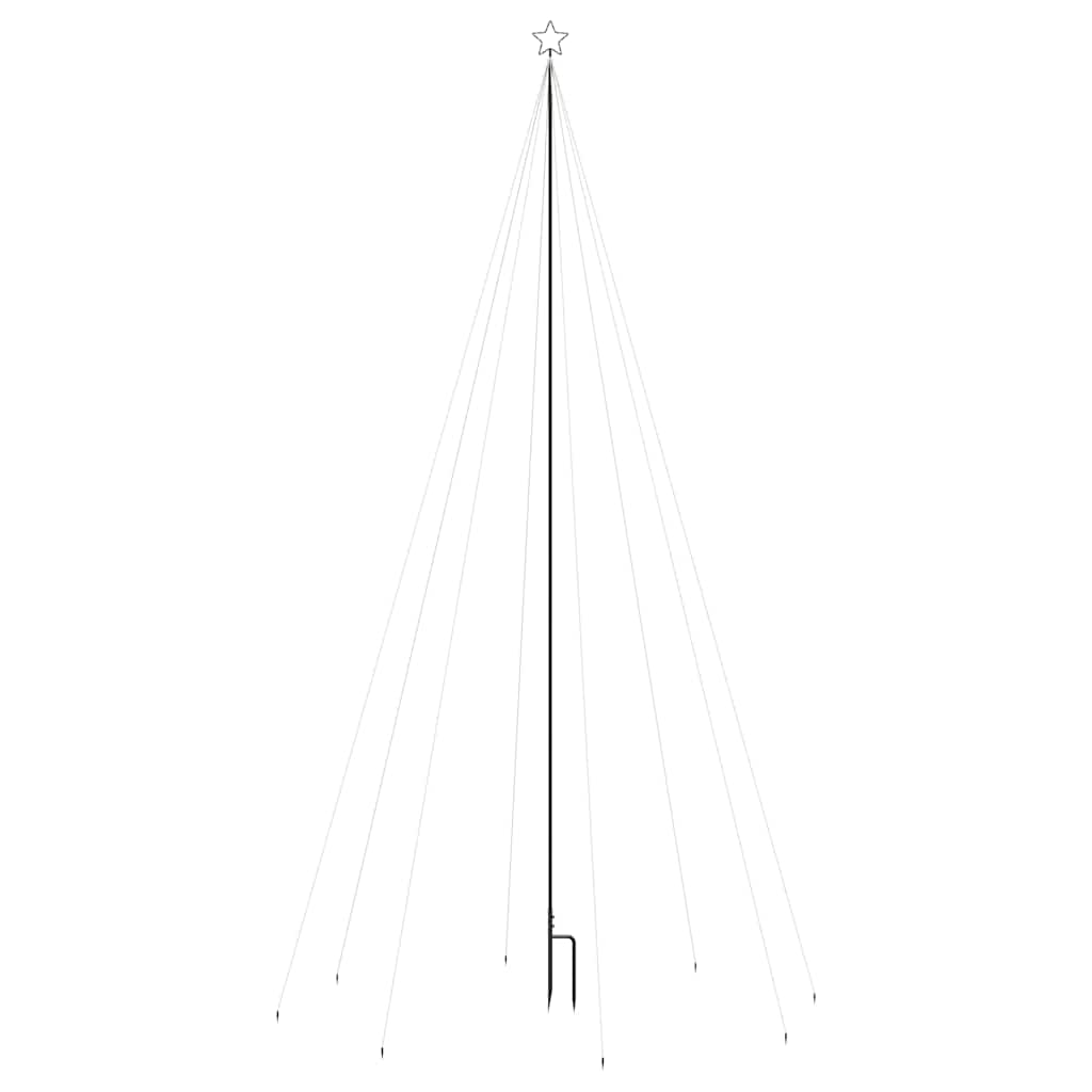 Luci per Albero di Natale Interni Esterni 400 LED Blu 2,5 m 328731