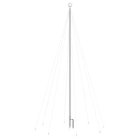 Luci per Albero di Natale Interni Esterni 400 LED Blu 2,5 m 328731