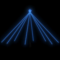 Luci per Albero di Natale Interni Esterni 576 LED Blu 3,6 m 328742