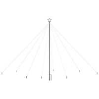 Luci per Albero di Natale Interni Esterni 576 LED Blu 3,6 m 328742