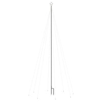 Luci per Albero di Natale Interni Esterni 576 LED Blu 3,6 m 328742