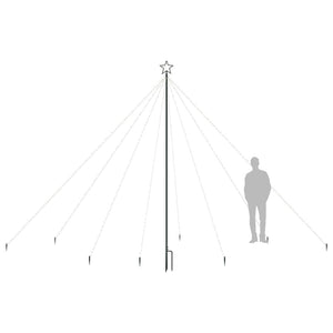 Luci per Albero di Natale Interni Esterni 576 LED Blu 3,6 m 328742