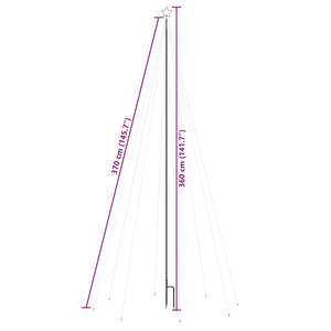 Luci per Albero di Natale Interni Esterni 576 LED Blu 3,6 m 328742