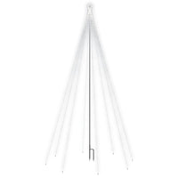 Luci Albero di Natale Interni Esterni 800 LED Bianco Freddo 5 m 328750