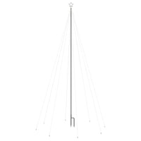 Luci Albero di Natale Interni Esterni 800 LED Bianco Freddo 5 m 328750