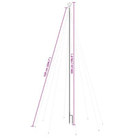 Luci Albero di Natale Interni Esterni 800 LED Bianco Freddo 5 m 328750